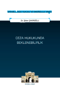 Ceza Hukukunda Beklenebilirlik