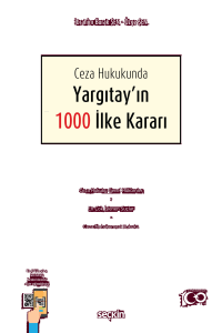 Ceza Hukukunda Yargıtay'ın 1000 İlke Kararı