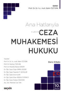 Ceza Muhakemesi Hukuku (Ana Hatlarıyla)