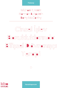 Cinsel İşlev Bozukluklarında Bilişsel Davranışçı Terapi