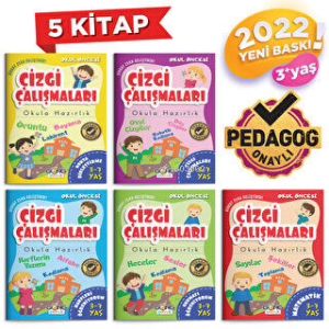 Çizgi Çalışmaları Poşetli 5 Kitap