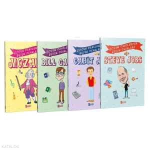 Çocuk Dahilerden Büyük Dehalara Serisi Seti - 4 Kitap Takım