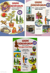 Çocuklar İçin Dinimi Öğreniyorum Soru Cevap ve Hikayelerle (3 Cilt Takım)
