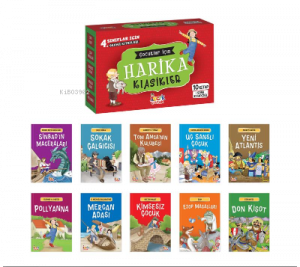 Çocuklar için Harika Klasikler (10 Kitap + Soru Kitapçığı)