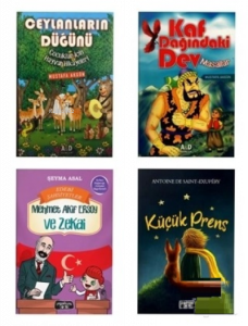 Çocuklar İçin Hikaye Seti (4 Kitap Takım)