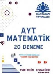 Çöz Kazan Yayınları AYT Matematik 20' lİ Deneme Video Çözümlü Çöz Kazan