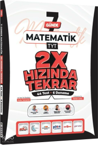 Ders Platosu Yayınları TYT Matematik 7 Günde 2X Hızında Tekrar Deneme