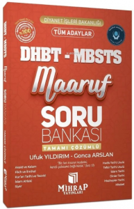DHBT MBSTS Maaruf Soru Bankası Çözümlü