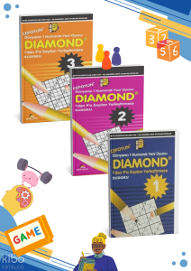 Diamond - Sudoku Akıl Dolu Oyunlar;7’den 77’ye Düşünen Tüm İnsanlar İçin IQ Geliştiren 3 Cep Boy Kitap