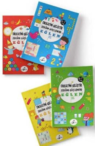 Dikkatini Geliştir, Zekanı Güçlendir ve Eğlen 6-7 Yaş 4 Kitap Set