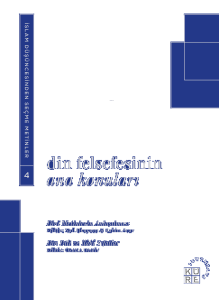 Din Felsefesinin Ana Konuları Cilt 4