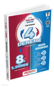 Dinamo İleri Turlama Tekniği 8 Sınıf I. Dönem Tüm Dersler 4 Deneme