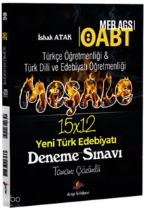 Dizgi Kitap 2026 MEB AGS ÖABT Meşale Türkçe Öğretmenliği - Türk Dili ve Edebiyatı Öğretmenliği Yeni Türk Edebiyatı Tamamı Çözümlü 15 Deneme Sınavı