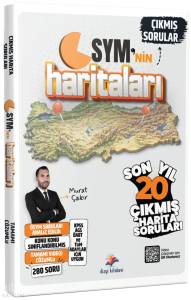 Dizgi Kitap 2026 ÖSYM'nin Haritaları Tüm Harita Çıkmış Sınav Soruları ( Video Çözümlü )