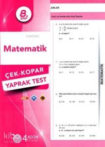Doğru Orantı Yayınları 4 Adım - 8. Sınıf Matematik Yaprak Test