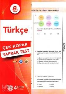 Doğru Orantı Yayınları 4 Adım - 8. Sınıf Türkçe Yaprak Test