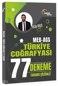 Doktrin MEB-AGS Türkiye Coğrafyası 77 Deneme Çözümlü;Doktrin MEB-AGS Türkiye Coğrafyası 77 Deneme Çözümlü