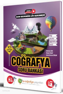 E-Coğrafya 10.Sınıf Soru Bankası Coğrafya