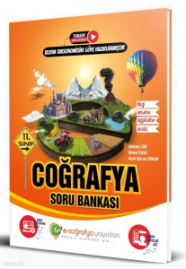 E-Coğrafya 11. Sınıf Coğrafya Soru Bankası