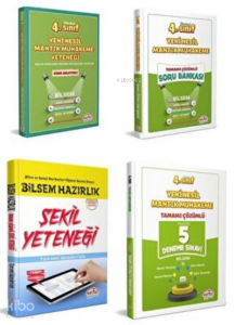 EDİTÖR 4. SINIF BİLSEM HAZIRLIK KİTAPLARI SETİ 4 LÜ SET