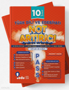 Edu Yayınları 10. Sınıf Türk Dili ve Edebiyat PASS Not Artırıcı
