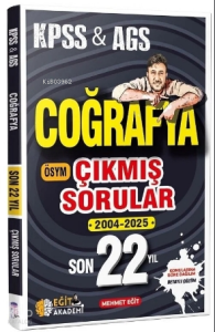 Eğit Akademi KPSS Coğrafya Son 22 Yıl Çıkmış Sorular