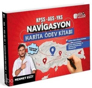 Eğit Akademi KPSS MEB-AGS TYT-AYT Coğrafya Navigasyon Harita Ödev Kitabı