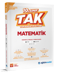 Eğitim Vadisi Yayınları 10. Sınıf Tam Anlatım Kitabı Matematik