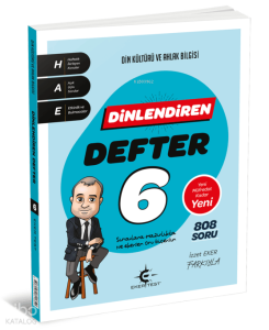 Eker Test 6. Sınıf Din Kültürü ve Ahlak Bilgisi Dinlendiren Defter