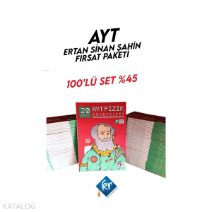 Ertan Sinan Şahin Yayınları AYT Fizik Denemeleri Ertan Sinan Şahin (20 Deneme) 100'lü