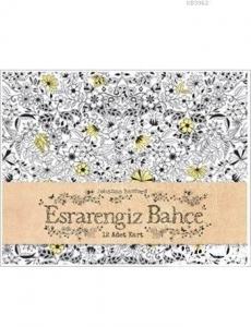 Esrarengiz Bahçe 12 Adet Tebrik Kartı ve Zarfı (Kutulu)