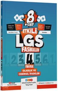Etkili Matematik  8. Sınıf Etkili LGS Fasikül Olasılık ve Cebirsel İfadeler 4
