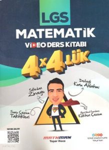 Etkili Matematik  8. Sınıf LGS Matematik 4 x 4 lük Video Ders Kitabı