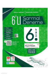 Evrensel İletişim 6. Sınıf Tüm Dersler 6'lı Sarmal Deneme