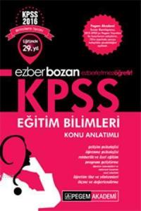 Ezberbozan KPSS Eğitim Bilimleri Konu Anlatımlı 2016