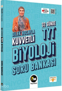 F10 Yayınları TYT Biyoloji Dilek Hocayla 32 Günde Soru Bankası