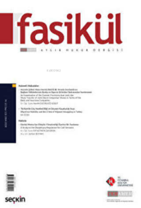 Fasikül Aylık Hukuk Dergisi Sayı: 131 Ekim 2020