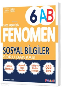 Fenomen 6. Sınıf Sosyal Bilgiler A ve B Soru Bankası