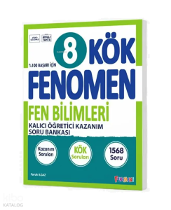 Fenomen 8. Sınıf Kök Fen Bilimleri Soru Bankası