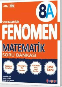 Fenomen 8. Sınıf LGS Matematik A Fenomen Soru Bankası