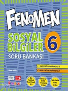 Fenomen Kitap 6. Sınıf Sosyal Bilgiler Soru Bankası