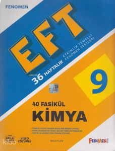 Fenomen Okul Yayınları 9. Sınıf  Kimya Etkinlik Temelli Fenomen Testleri 40 Fasikül
