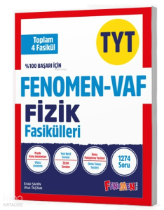 Fenomen - Vaf TYT Fizik Fasikül Seti (1-2-3-4.Fasikül)