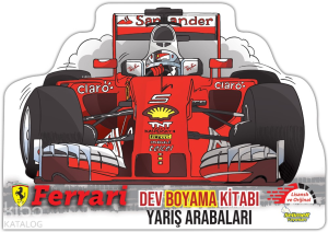Ferrari Dev Boyama Yarış Arabaları