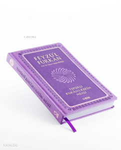 Feyzü'l Furkân Tefsirli Kur'ân-ı Kerîm Meali - Orta Boy - Ciltli - Lila