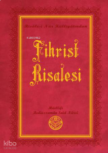 Fihrist Risalesi (Küçük Boy)