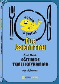 File Lokantası; Özel Menü: Eğitimde Temel Kavramlar