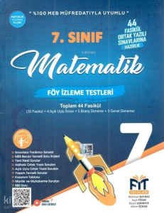 Fit Yayınları 7. Sınıf Matematik Föy İzleme Testleri 44 Fasikül