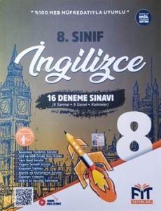 Fit Yayınları 8. Sınıf İngilizce 16 Deneme Sınavı