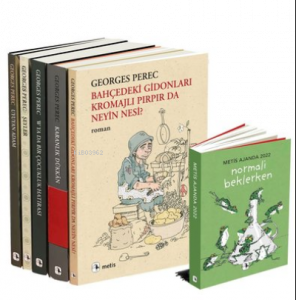 Georges Perec 5 Kitap Takım - Metis Ajanda Hediyeli